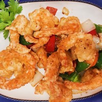 Camarones con sal y pimienta